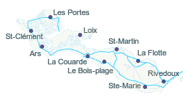 Mapa de Ile de Ré